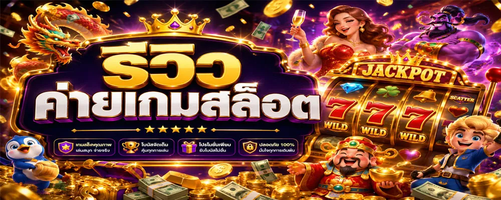 รีวิวค่ายเกมสล็อต